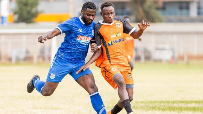 Action between Posta and Naivas © Posta Rangers Facebook account