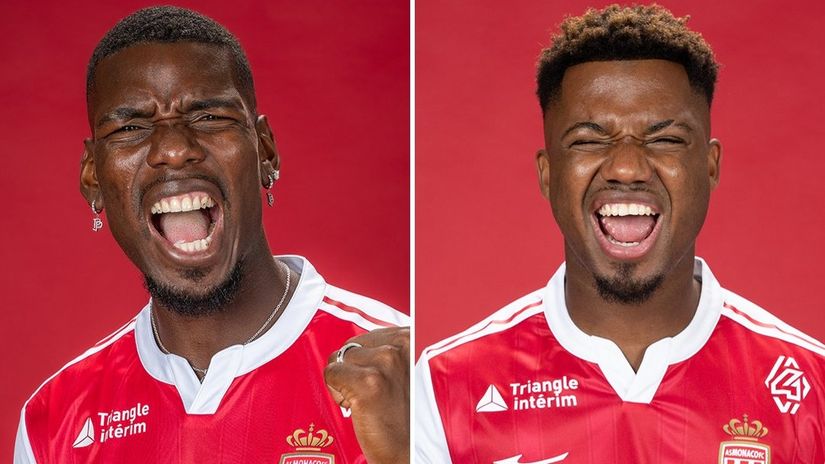 Pogba and Fati (@x.com/AS_Monaco_EN)