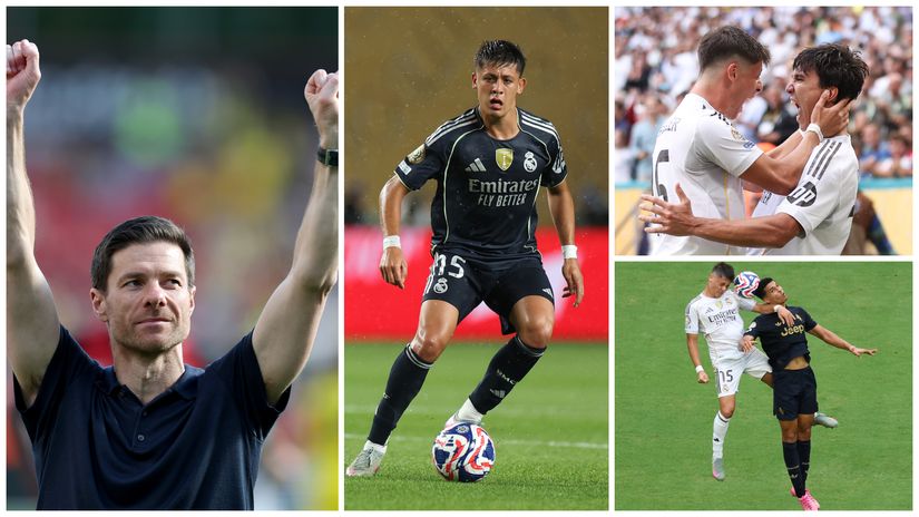 Xabi Alonso and Arda Guler (©Getty images)