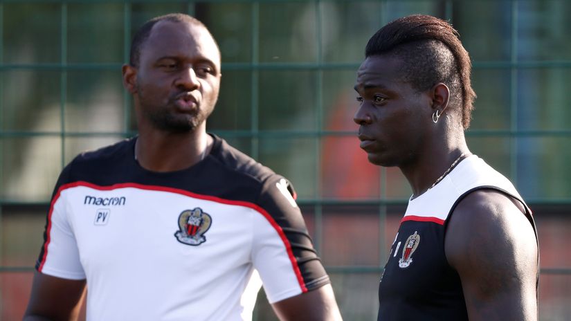 Balotelli's scanning rant against Vieira