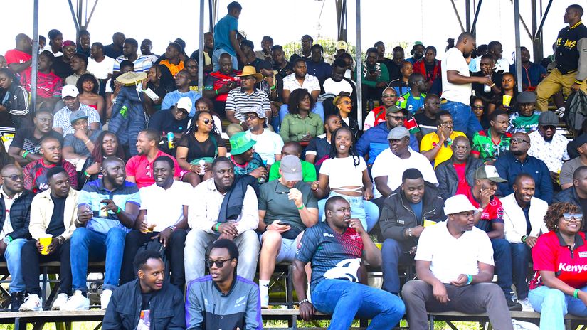 Kenya Rugby Fans during Simbas vs UAE match © Tabby Nashipae