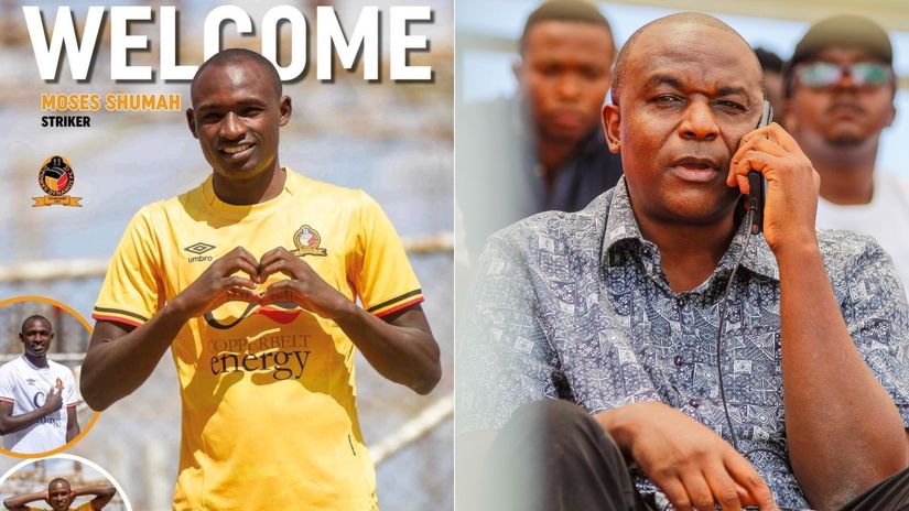 Kakamega Homeboyz chairman cries foul after Moses Shumah's unveiling in Zambia