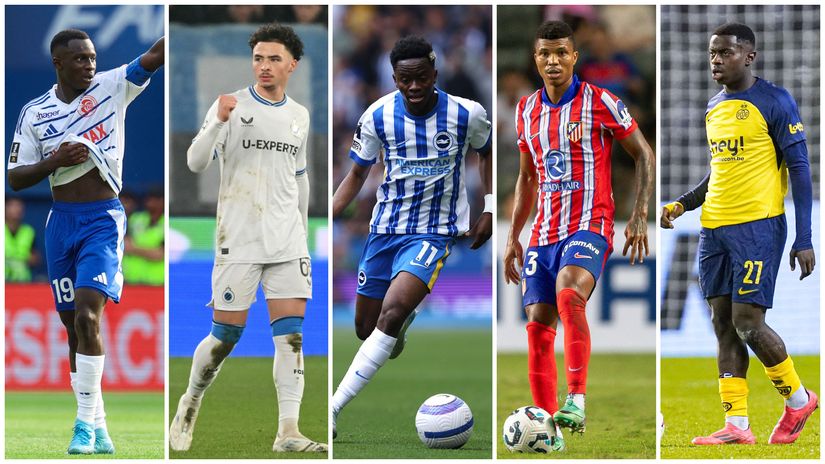 Sunderland's new Africans: Diarra, Talbi, Adingra, Reinildo & Sadiki (©AFP/Getty Images)