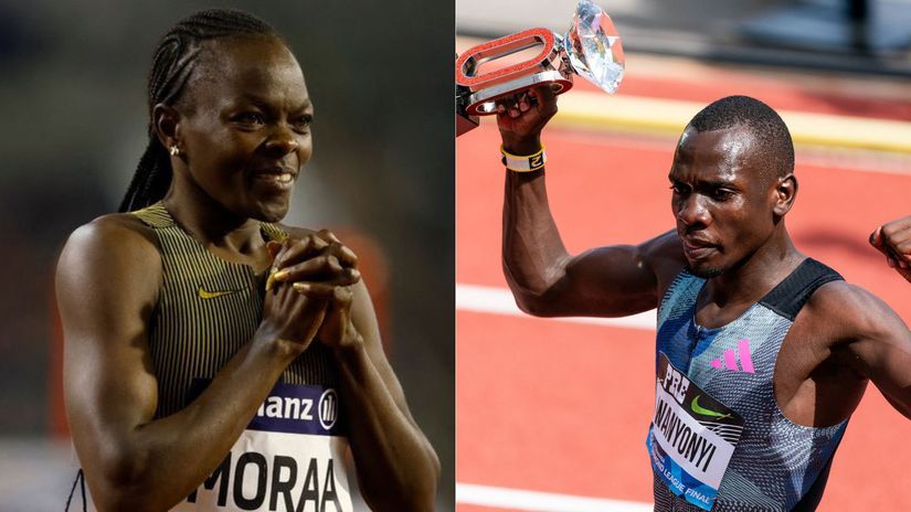 Mary Moraa/Emmanuel Wanyonyi ©Gallo Images/AFP