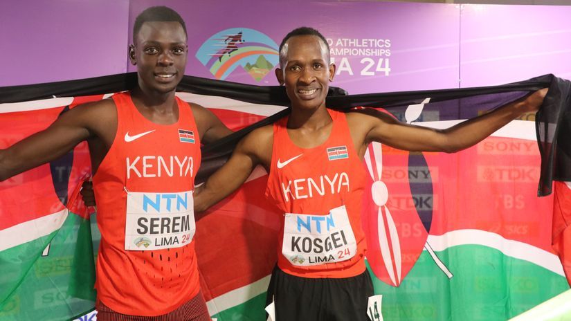 Edmund Serem in past action © World Athletics