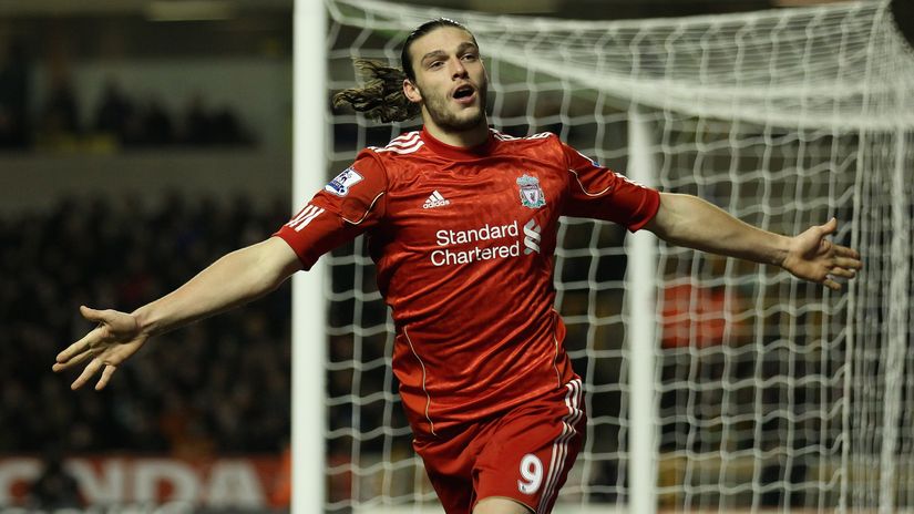 Andy Carroll with Liverpool in 2012 (©Clive Mason/Getty Images)