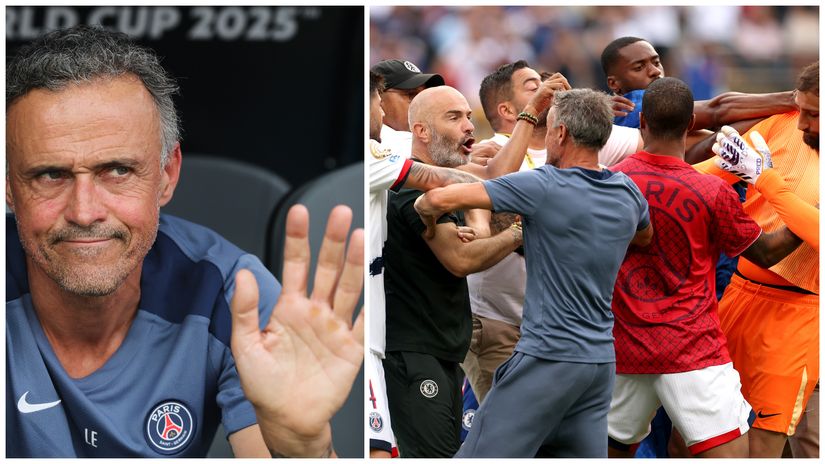 Sunday to forget for Luis Enrique... (©Getty images)