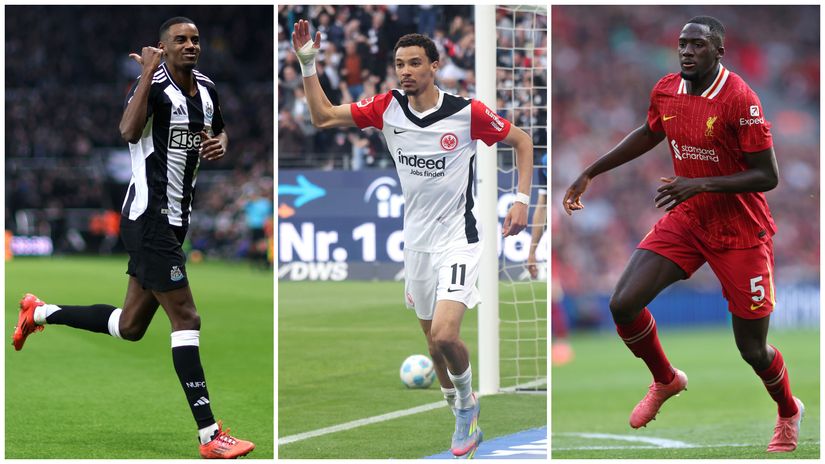 Isak, Ekitike & Konate (©Getty Images)