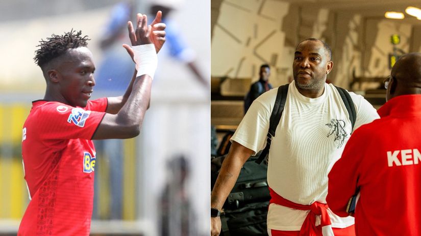 Marvin Nabwire, Benni McCarthy © Mozzart Sport, FKF