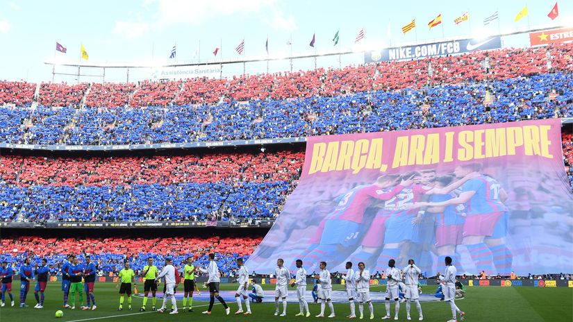 El Clasico at a packed Camp Nou a few years ago (©David Ramos/Getty Images)