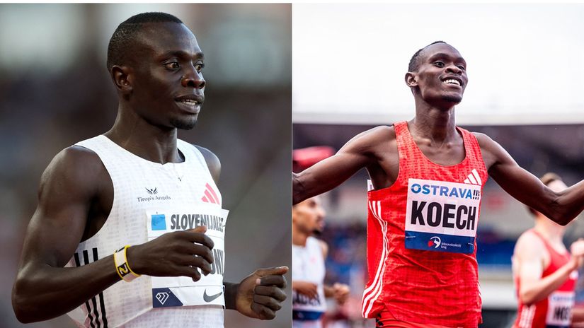 Emmanuel Wanyonyi/Phanuel Koech ©AFP/Track and Field News