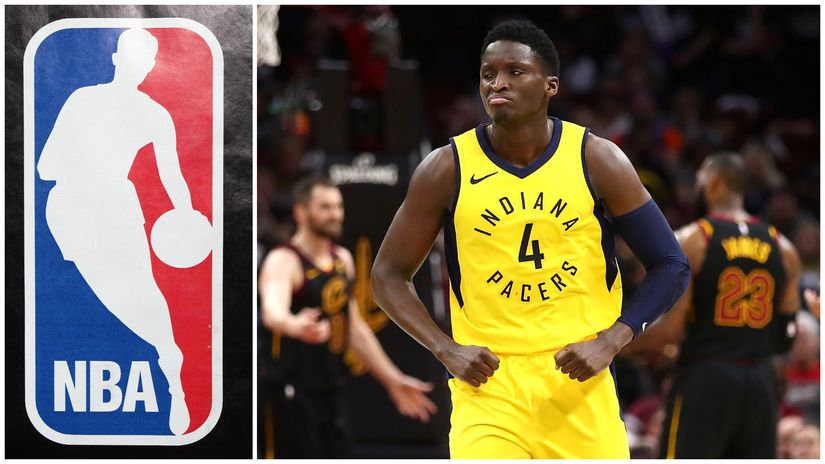Victor Oladipo with the Indiana Pacers in 2018 (©Getty Images)