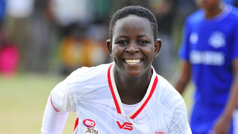 Harambee Starlets forward Jentrix Shikangwa eyes European move after Simba Queens exit