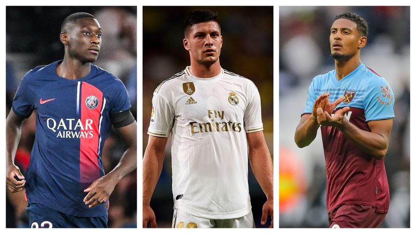 Muani, Jovic, Haller (©AFP)