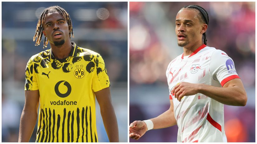 Chukwuemeka and Simons (©Getty images)