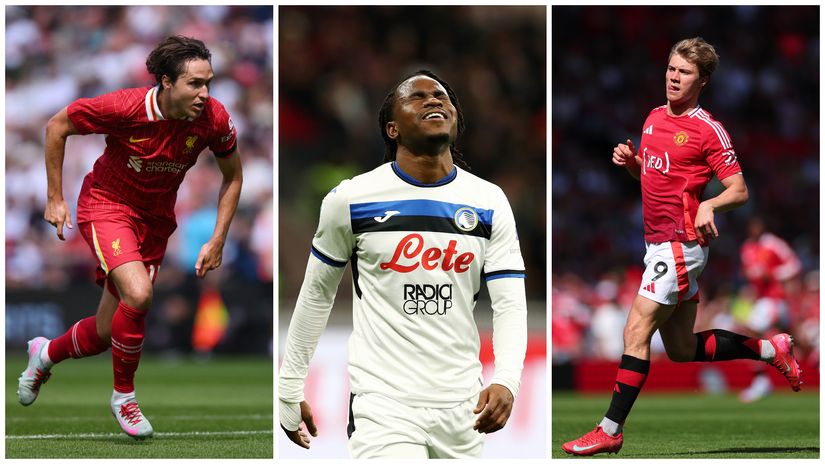 Chiesa, Lookman and Hojlund (©Getty images)