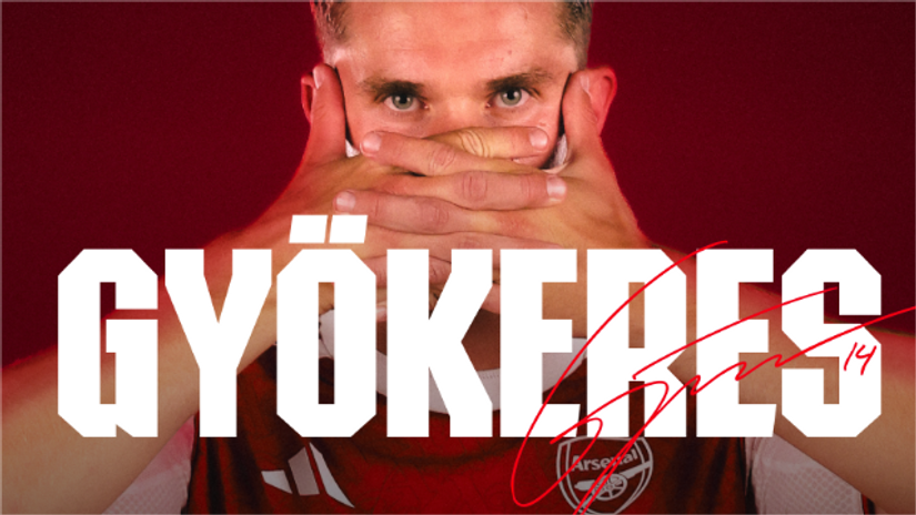 Gyokeres in Arsenal shirt... finally (©X/Arsenal)