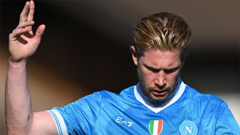 Kevin De Bruyne in Napoli's shirt (©Image Photo Agency/Getty Images)