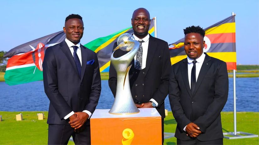 Victor Wanyama, Denis Onyango, Mrisho Ngasa © CAF