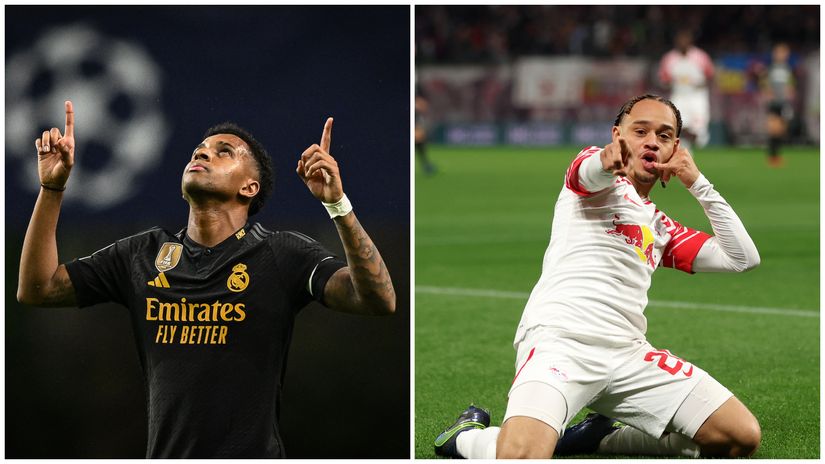 Rodrygo and Xavi Simons (©Getty Images)