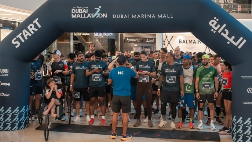 Why Dubai athletes are racing in shopping malls