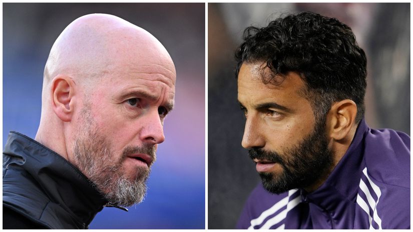 Erik ten Hag and Ruben Amorim (©Getty images)