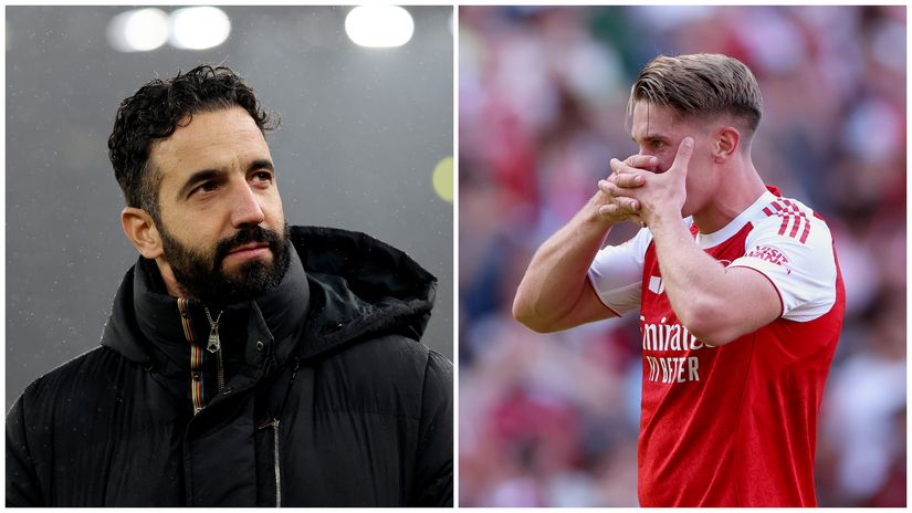 Ruben Amorim and Viktor Gyokeres (©Getty Images)