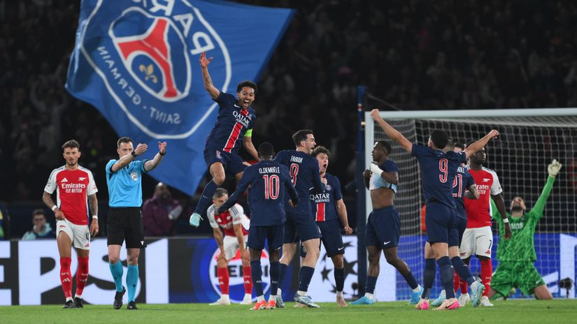 PSG players celebrating (©Getty Images)