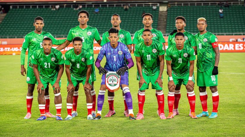 Madagascar's team at CHAN 2024 ©CAF Online