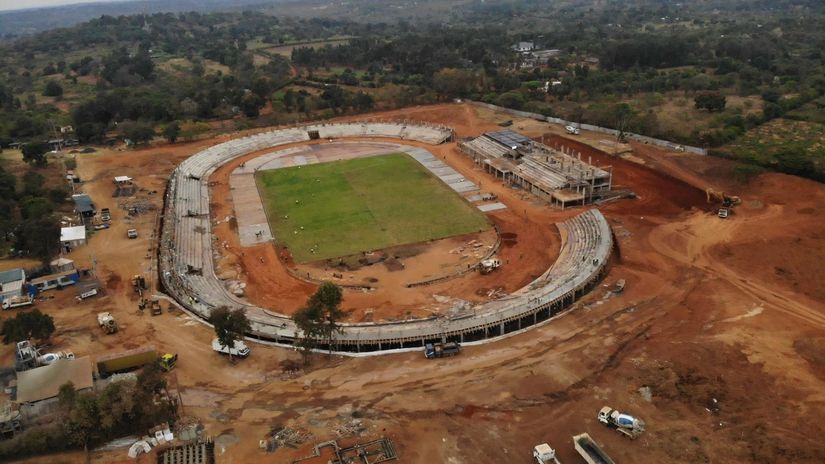 Government provides update on construction of Ksh800 million Ithookwe Stadium [PHOTOS]