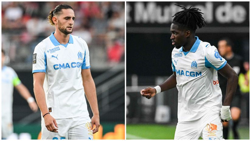 Adrien Rabiot & Jonathan Rowe (©AFP)