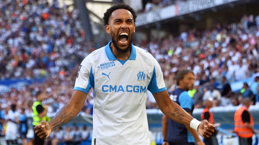 Auba was a hero of Marseille's triumph (©Reuters/Alexandre Dimou/Gallo Images)