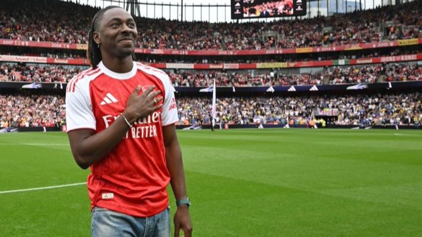 Eberechi Eze before Arsenal's game(@x.com/Arsenal)