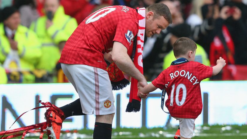Wayne and Kai Rooney (©Getty Images)