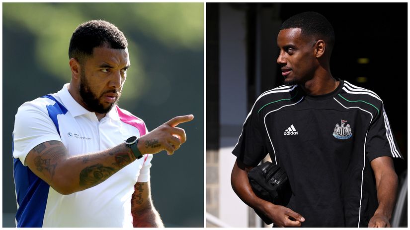 Deeney had a "been there, done that" story for Isak (©Getty Images)