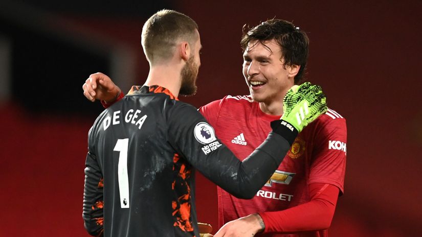 De Gea and Lindelof with Man United back in 2020 (©Michael Regan/Getty Images)