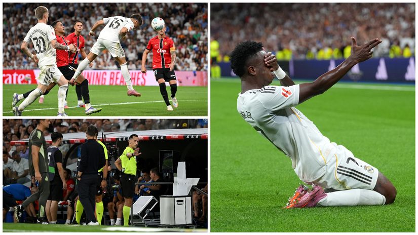 Moments from tonights clash (©Getty Images)