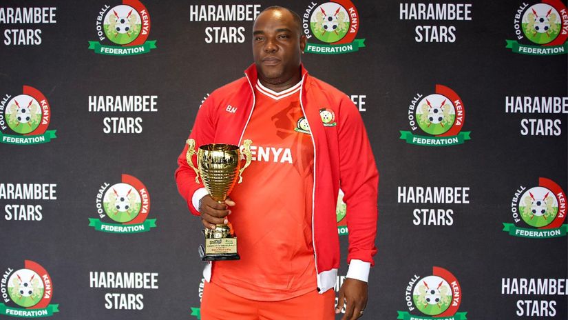 Benni McCarthy wins first award in Kenya after historic CHAN run with Harambee Stars