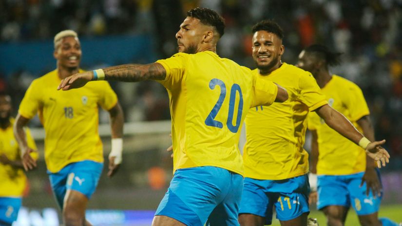 Bouanga (#20) was Gabon's absolute hero today (©Kamto Vincent/Gallo Images)