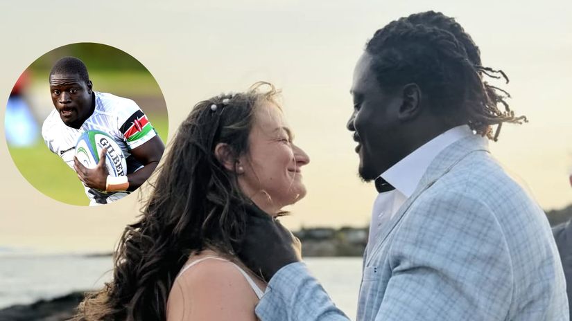 Former Kenya Sevens' forward Alvin Buffa ties the knot [PHOTOS]