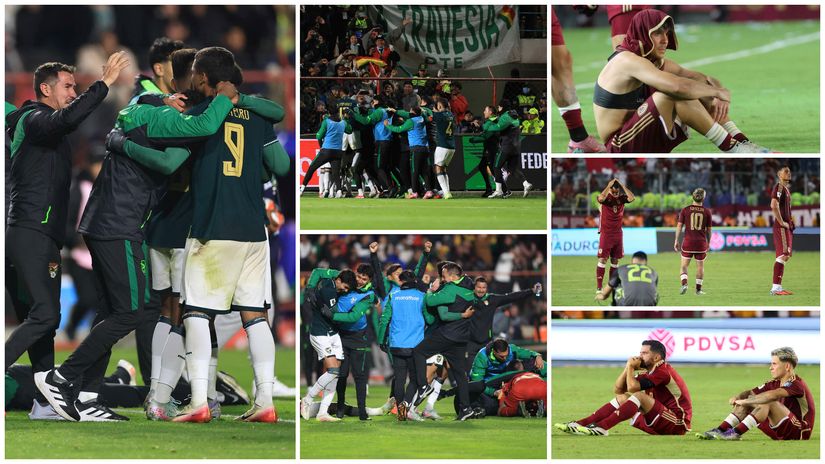 Celebration on one side, sorrow on the other (©Getty Images)