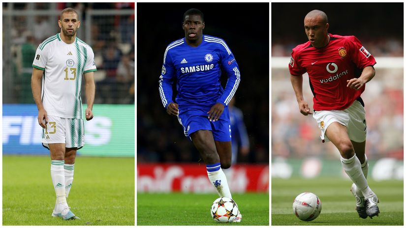 Slimani, Zouma & Silvestre (©AFP/Getty Images)