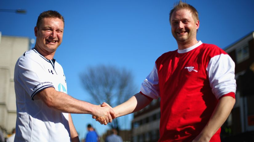 In a firm full of Arsenal fans, you can reject a Spurs applicant