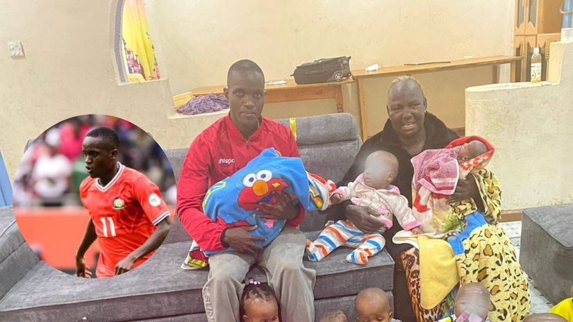 Big-hearted Harambee Stars winger shares CHAN millions with children's home