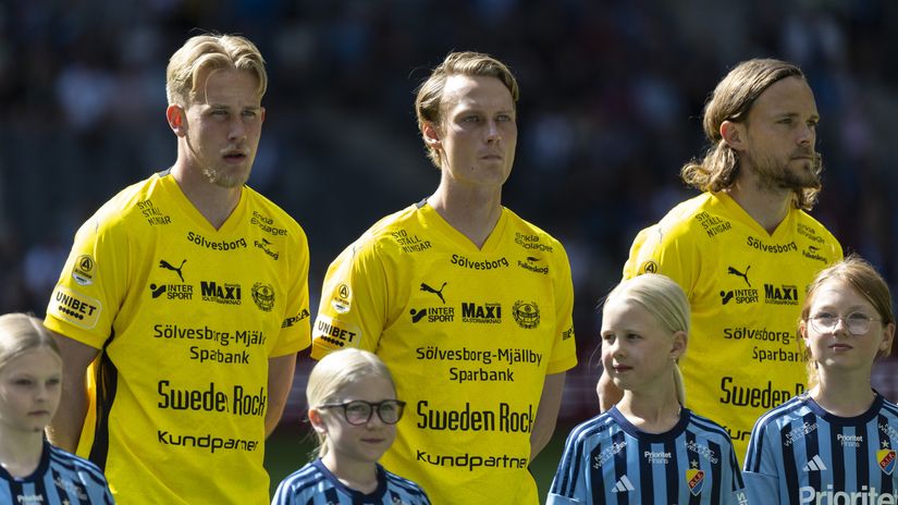 Mjallby AIF players (©Gallo Images)