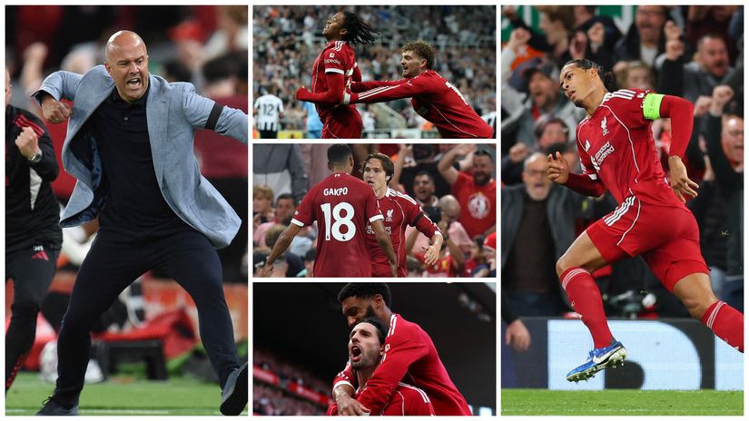 They do know how to celebrate those late wins... (©Gallo images)