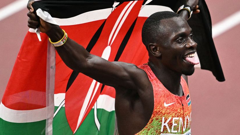 Emmanuel Wanyonyi © AFP