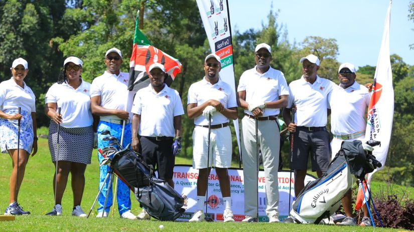  KGU Honorary Secretary Jonathan Marucha (center) joins NCIC Commissioners at the event/Courtesy