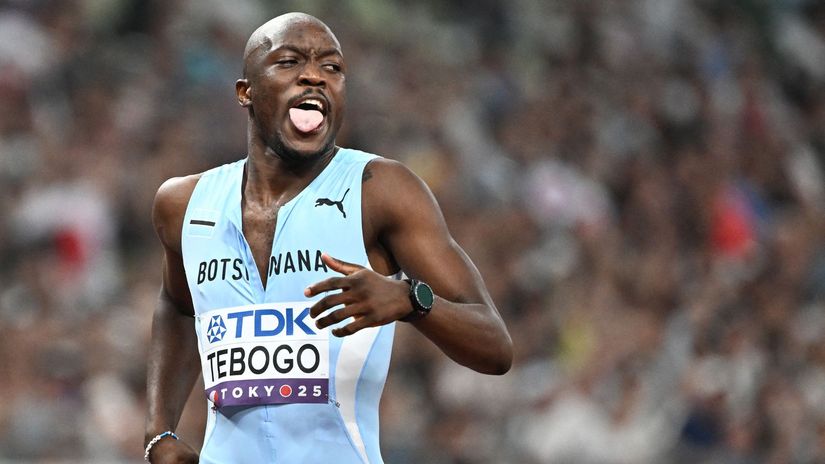 Letsile Tebogo © AFP