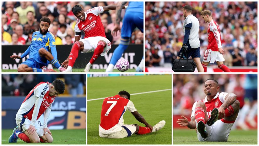 The Gunners have been plagued by very bad luck (©Getty Images)
